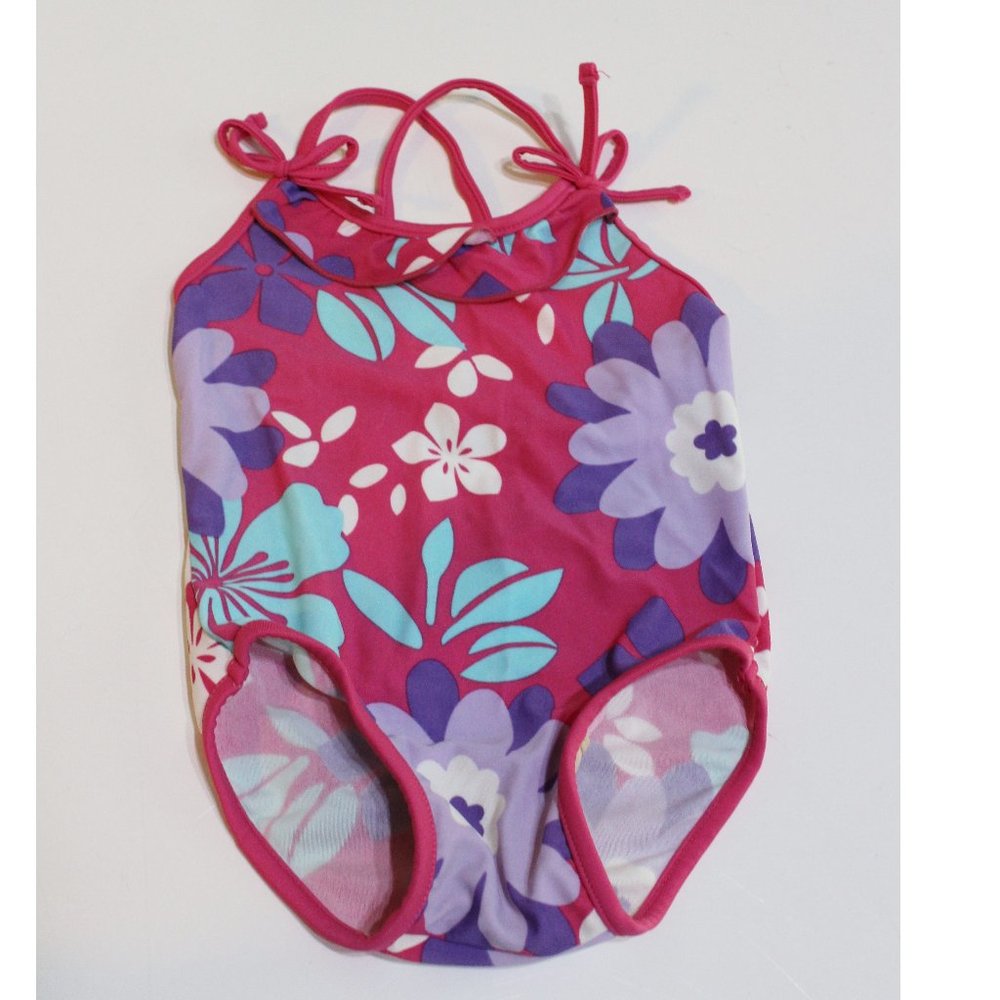 Old Navy Baby Girl's Tropical Swimsuit Size 6 12 Months